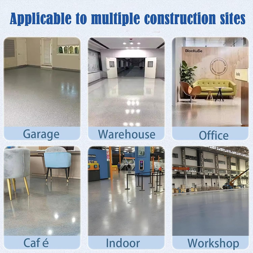 High-Gloss Marble Finish Epoxy Floor Coating– Durable Waterproof Finish
