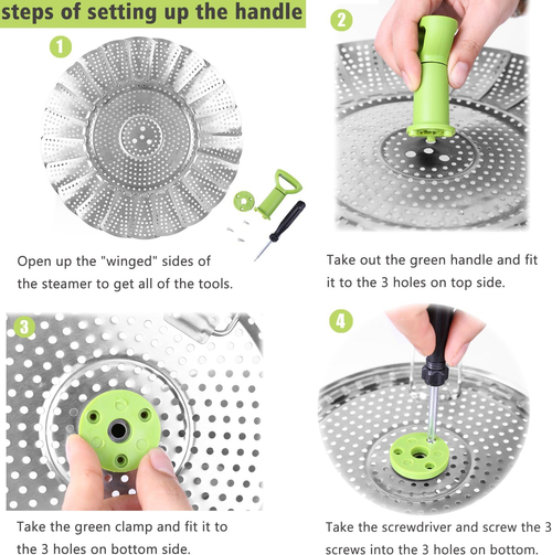 Stainless Steel Foldable Steamer Basket