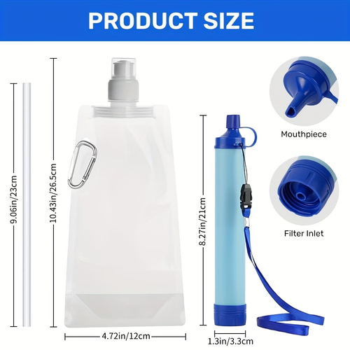 Portable Water Filter Straw – Drink Safe Water Anywhere