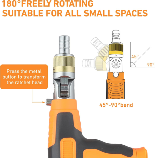 Upgraded 16-in-1 Ratchet Screwdriver Set with Magnetic Handle – Durable & Portable