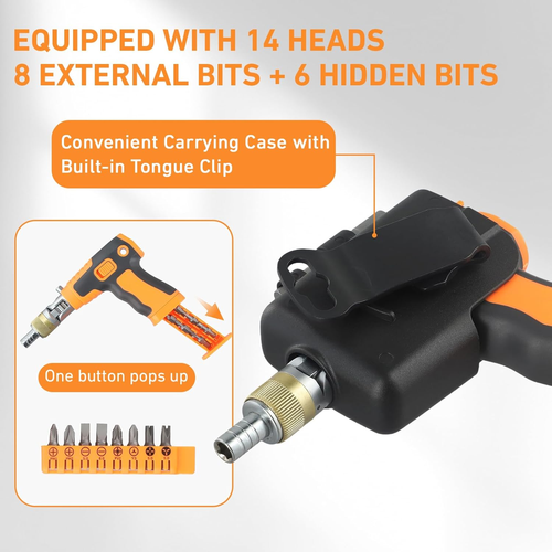 Upgraded 16-in-1 Ratchet Screwdriver Set with Magnetic Handle – Durable & Portable