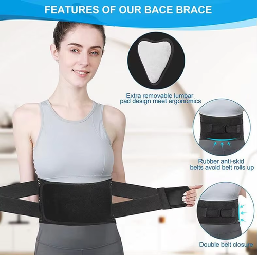 Massage Healing Waist Support Belt Adjustable Back Brace