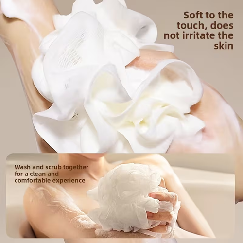 3 PCS 2-in-1 Soap Bath Ball – Rich Foam & Gentle Clean