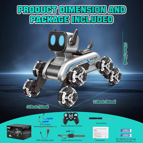 🔥Limited-time 50% OFF⏱  Stunt Smart Robot Dog — Dual Control Toy