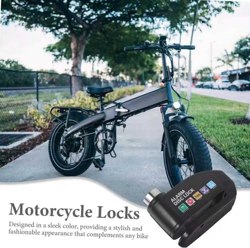 Waterproof Motorcycle Disc Brake Lock with Alarm