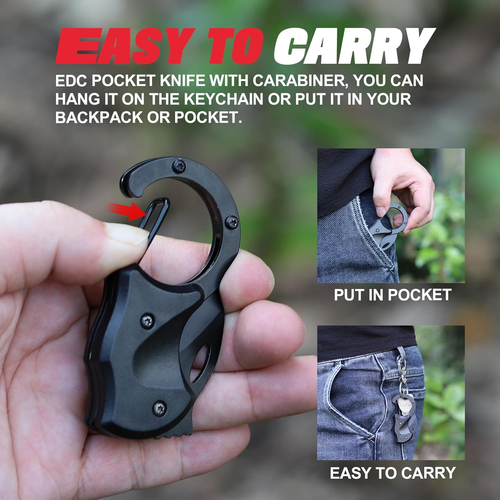 Mini Folding Knife Keychain – Compact EDC Pocket Tool