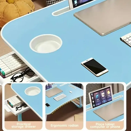 Multi-Functional Foldable Laptop Desk with USB