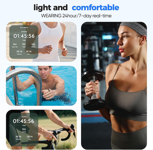 Smart Health Ring – Advanced Sleep & Health Tracking