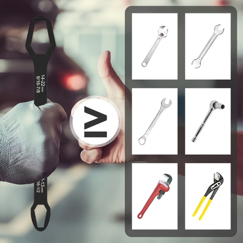 Double-Ended Universal Wrench – One Tool Fits All