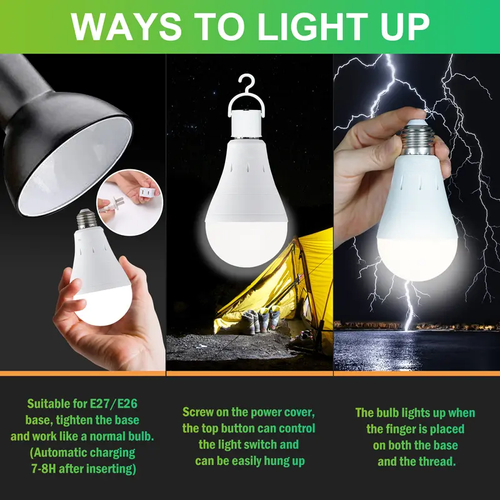 Rechargeable Emergency Bulbs