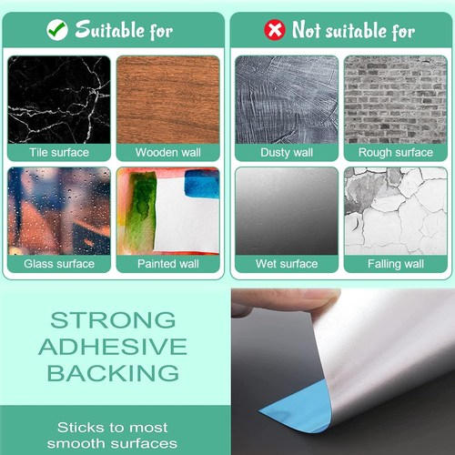 High-Clarity Self-Adhesive Flexible Mirror Sticker