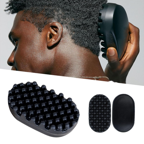 2-in-1 Massage & styling Brush– Gentle Care for African  4C Hair