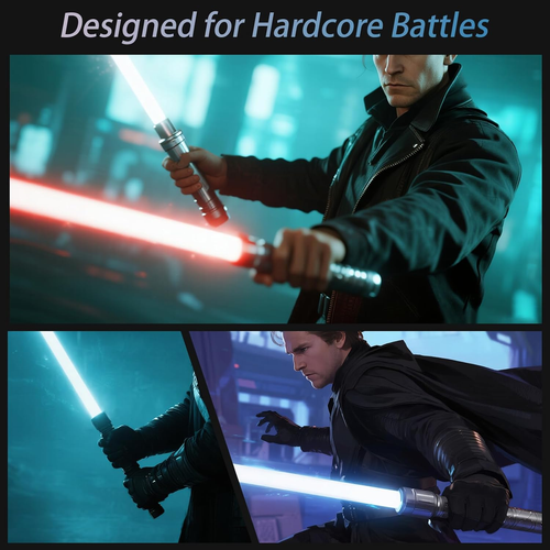 Premium RGB Metal Lightsaber – 16 Colors & Sound