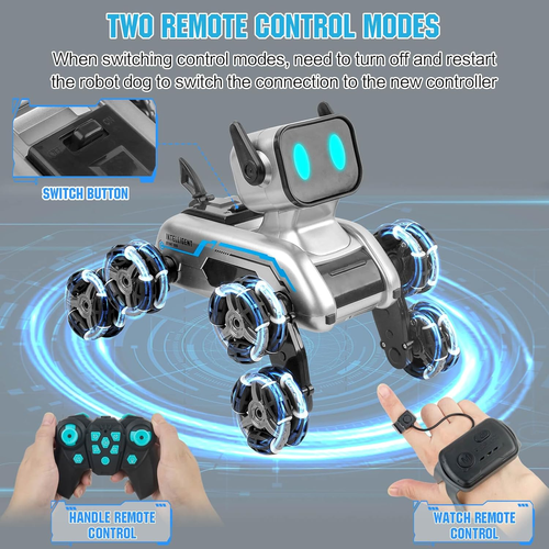 🔥Limited-time 50% OFF⏱  Stunt Smart Robot Dog — Dual Control Toy
