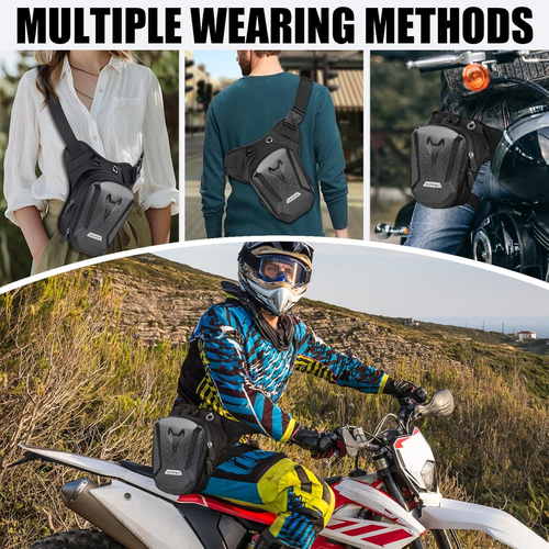 Versatile Motorcycle Leg Bag – Carry More, Move Freely