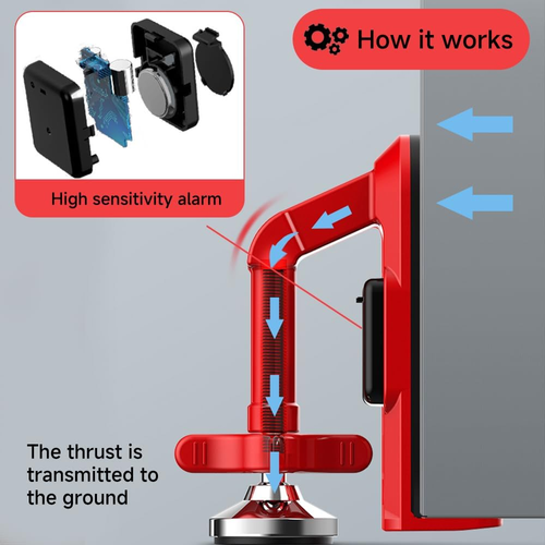Portable Alarm Door Stopper – Instant Anti-Theft Protection