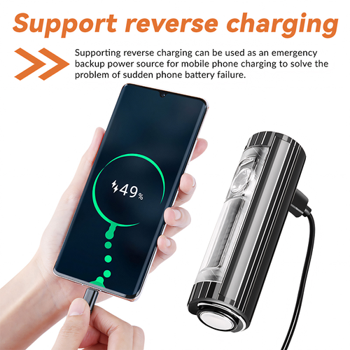 Ultra Bright 4-in-1 Rechargeable Cycling Light & Power Bank