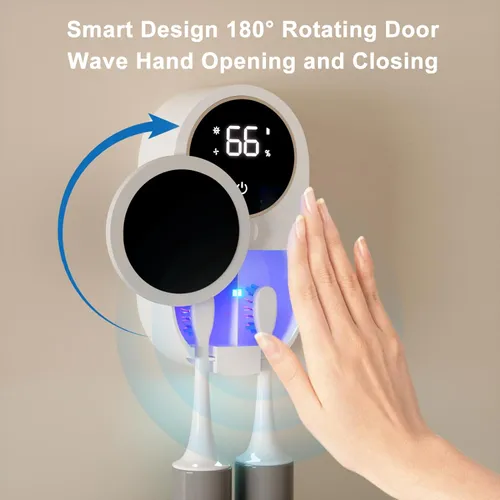 Smart UVC Toothbrush Sterilizer – Automatic Cleaning