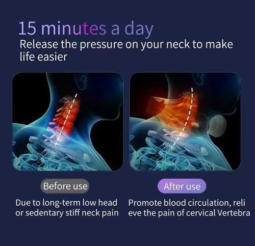 Smart Heated Neck Massager – Instant Pain Relief Anywhere