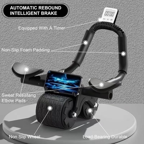 Automatic Rebound Ab Roller – Safer, Smarter Core Training at Home