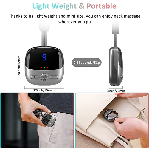 Smart Heated Neck Massager – Instant Pain Relief Anywhere