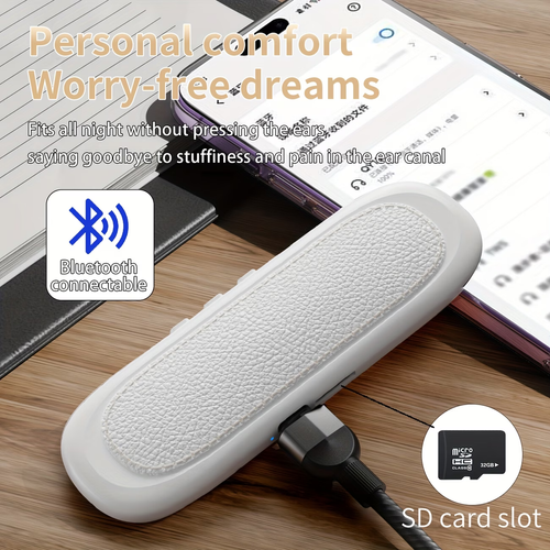 Bone Conduction Under Pillow Sleep Speaker – Private & Peaceful Listening