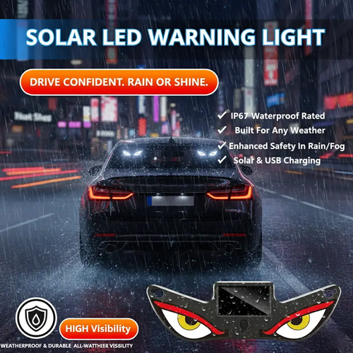 Solar LED Warning Light