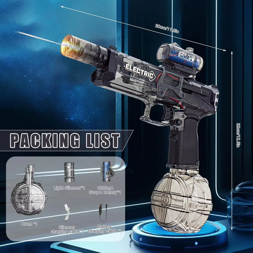 🔥 50% OFF ENDS TONIGHT ⏱ Ultimate Aqua Blaster 🏆🔫Electric Water Gun