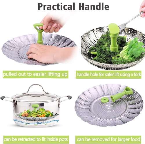 Stainless Steel Foldable Steamer Basket