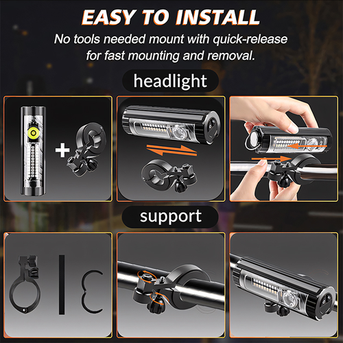 Ultra Bright 4-in-1 Rechargeable Cycling Light & Power Bank