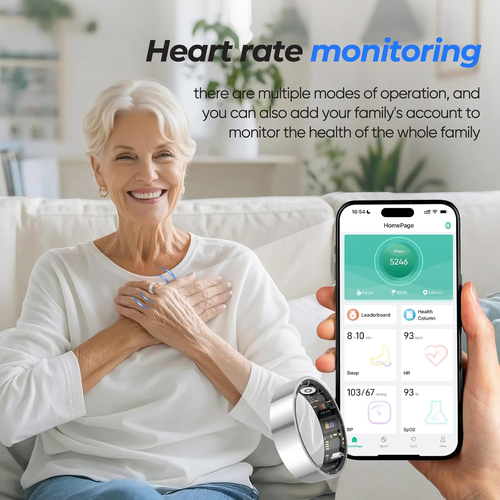 Smart Health Ring – Advanced Sleep & Health Tracking