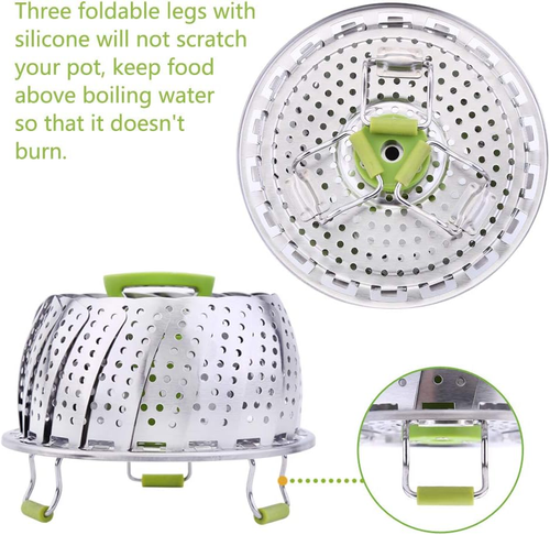 Stainless Steel Foldable Steamer Basket