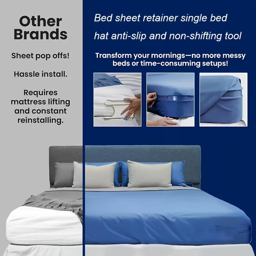 8 Pcs Bed Sheet Holder – Secure Sheets, Sleep Better