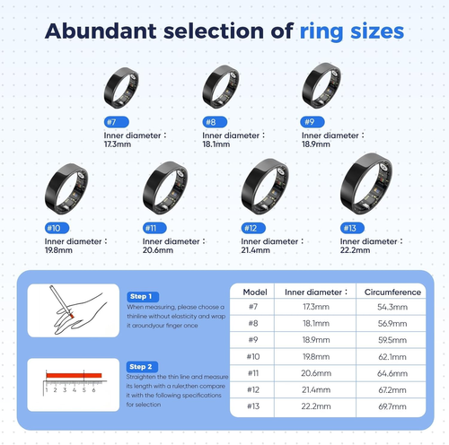 Smart Health Ring – Advanced Sleep & Health Tracking
