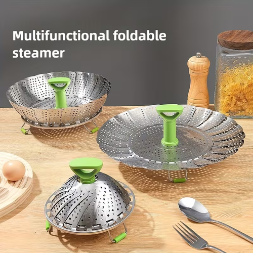 Stainless Steel Foldable Steamer Basket
