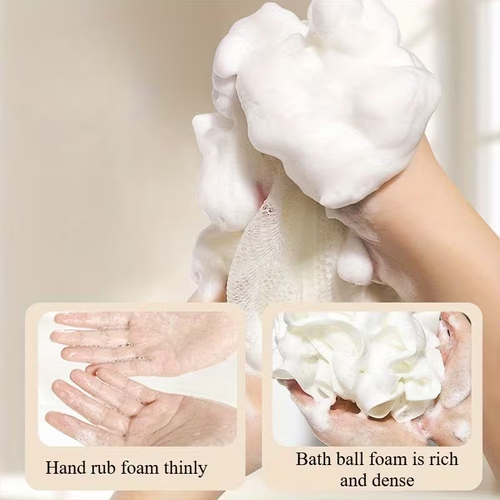 3 PCS 2-in-1 Soap Bath Ball – Rich Foam & Gentle Clean