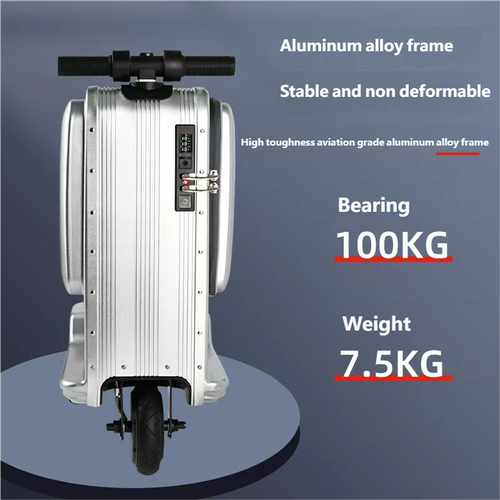 Smart Rideable Electric Suitcase – 20 inches Powered Travel Luggage Scooter