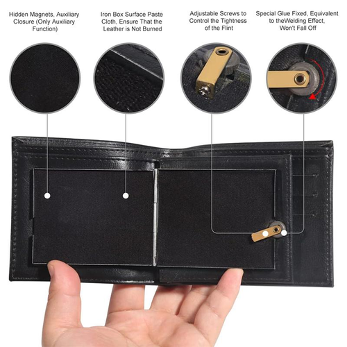Magic Fire Wallet – Real Flame Performance Trick Prop