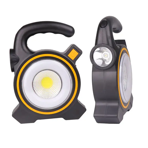 Solar + USB Dual-Light Flashlight | Power Bank | Ultra Long-Range Beam