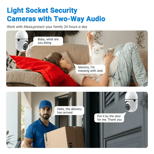 Smart  Light Bulb Security Camera