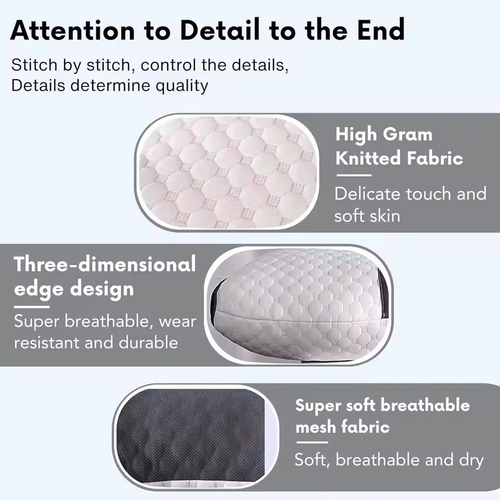 Ergonomic Cervical Pillow – Neck Support for Deep, Comfortable Sleep