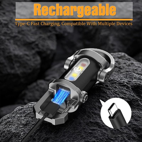 Buy one get one free.Mini Keychain Emergency Flashlight
