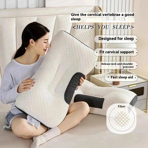 Ergonomic Cervical Pillow – Neck Support for Deep, Comfortable Sleep