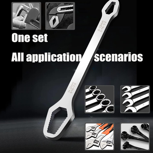 Double-Ended Universal Wrench – One Tool Fits All