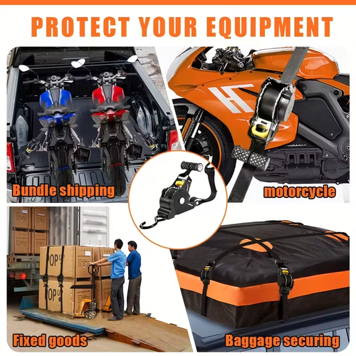 Retractable Ratchet Strap – One-Click Secure Strong & Smart Cargo Tie-Down