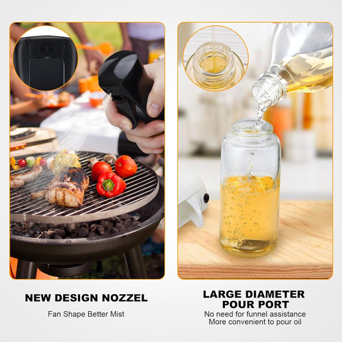 2 pieces Premium Olive Oil Spray Bottle – Healthy Cooking Made Easy