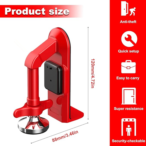 Portable Alarm Door Stopper – Instant Anti-Theft Protection