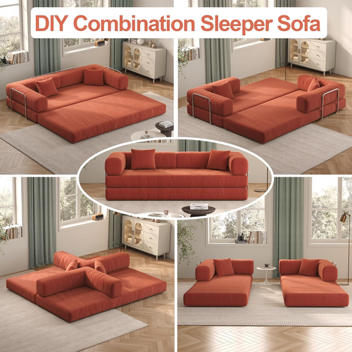 DIY Multi-Function Sleeper Sofa — Smart Space-Saving Sofa Bed for Modern Homes