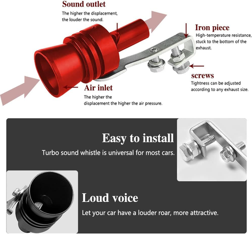 Turbo Whistle Muffler – Add a Sporty Sound to Your Car Instantly