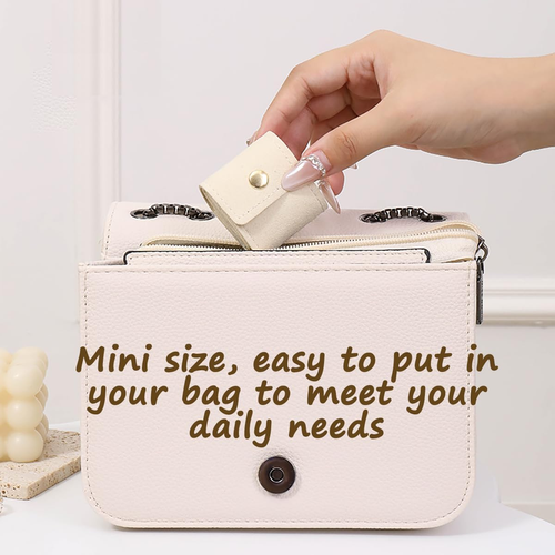3pc Portable Multi-Compartment Jewelry Storage Pouch